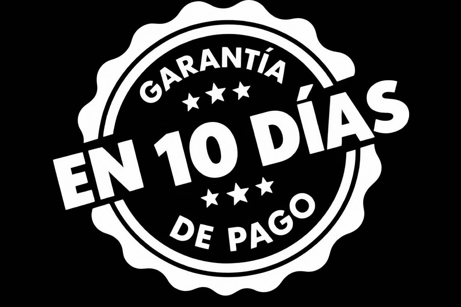 Garantía en 10 días de pago